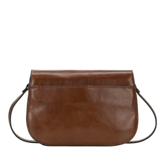 NWT PATRICIA NASH Besano Crossbody Bag COGNAC BROWN Leather Shoulder Handbag - Picture 4 of 6